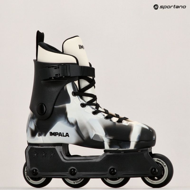 IMPALA Lightspeed Inline Skate pentru femei, patine cu role monocrome de marmură 13