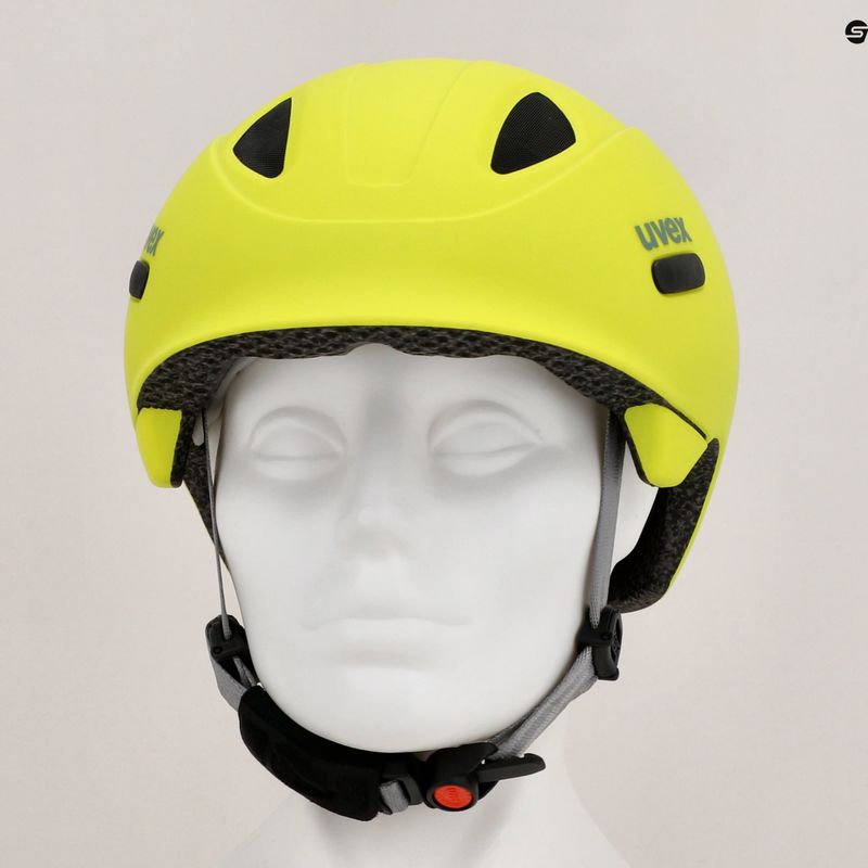 Cască de bicicletă pentru copii UVEX Oyo neon yellow/moss green matt 13