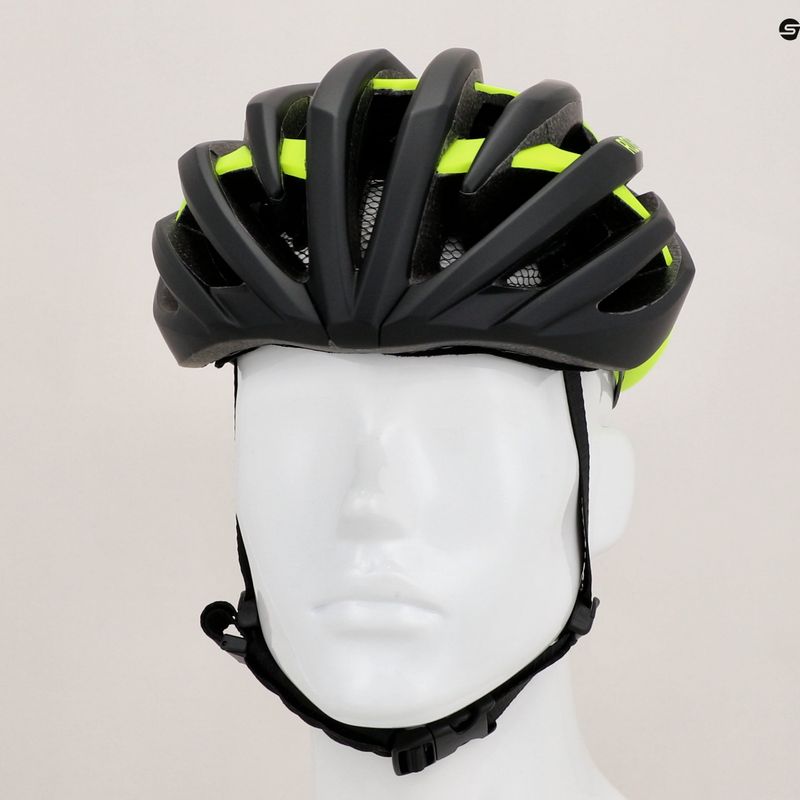 Cască de bicicletă Rogelli Tecta negru/fluor 19