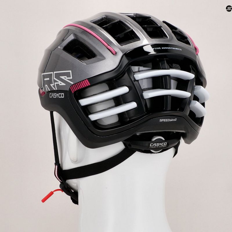 Cască de bicicletă CASCO Speedairo 2 anthracite fuchsia 9
