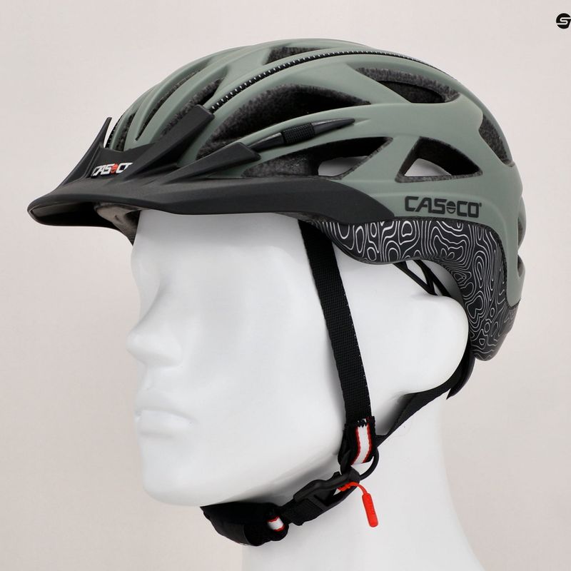 Cască de bicicletă  CASCO Activ 2 pathfinder/green 9