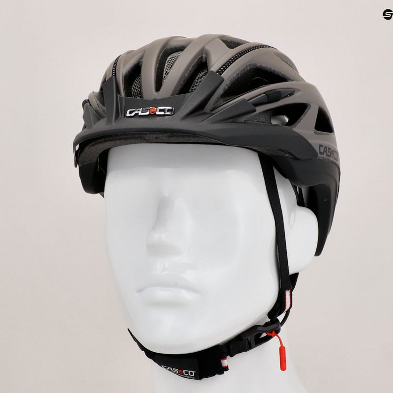 Cască de bicicletă CASCO Activ 2 warmgrey/mlack matt 9