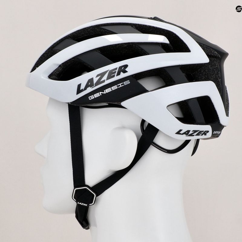 Cască de bicicletă Lazer Genesis MIPS white/black 8