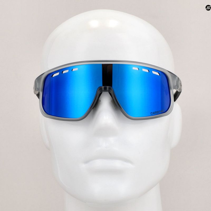 Ochelari de soare CASCO SX-25 Carbonic smoke clear/blue mirror 7