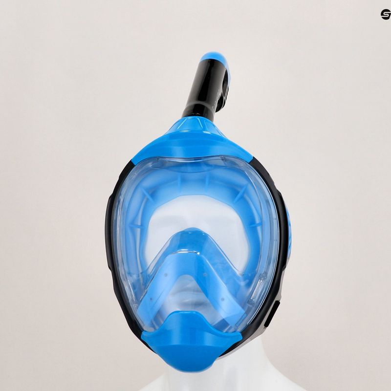Mască completă pentru snorkelling AQUASTIC KAI albastru 10