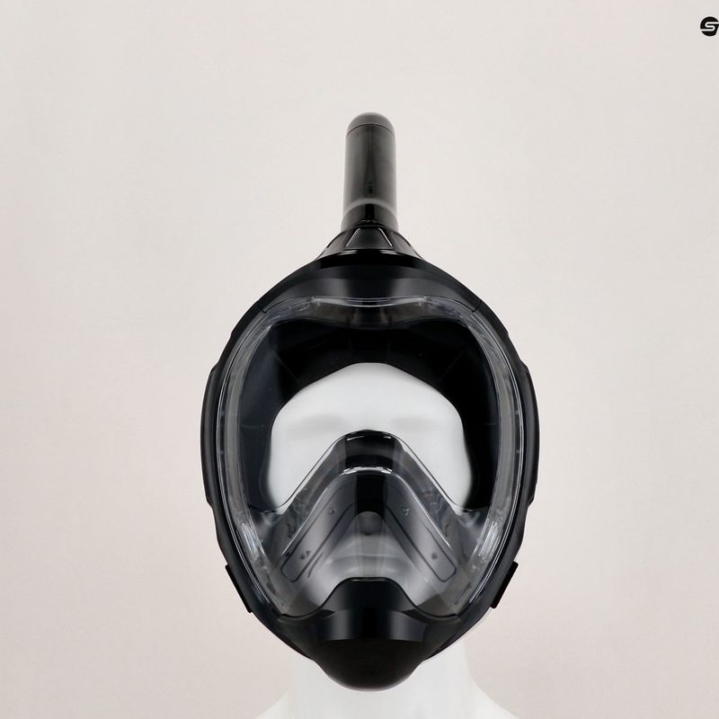 Mască completă pentru snorkelling AQUASTIC KAI negru 15