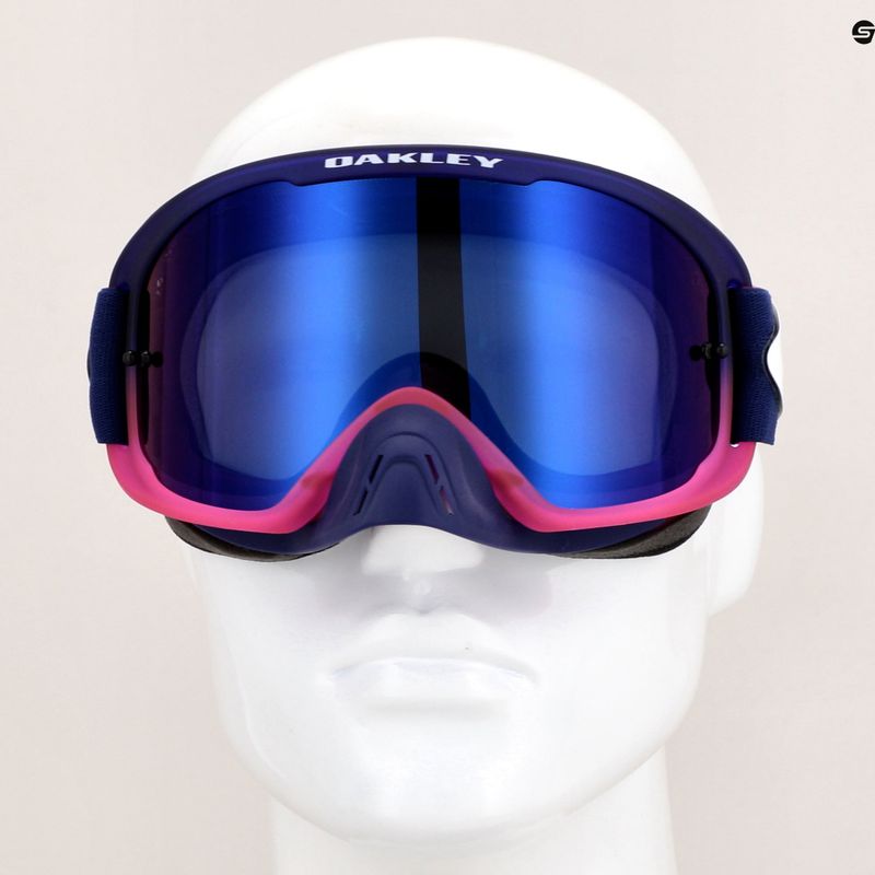 Ochelari de ciclism Oakley O Frame 2.0 Pro MTB tld navy stripes/black ice iridium 9