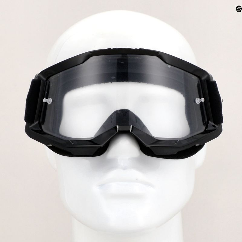 Ochelari de ciclism pentru copii 100% Strata 2 Junior black/clear 7