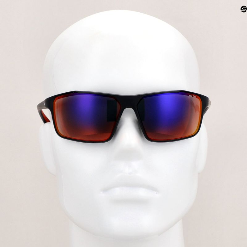Ochelari de soare pentru bărbați Nike Windstorm matte black/pure pltnm/field tint 8