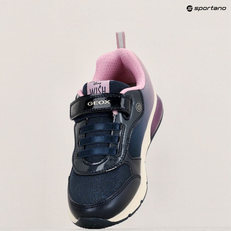 Încălțăminte pentru junior Geox Spaceclub navy/lavender 18