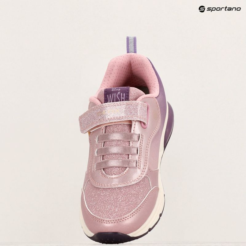 Încălțăminte pentru junior Geox Spaceclub pink/light purple 17