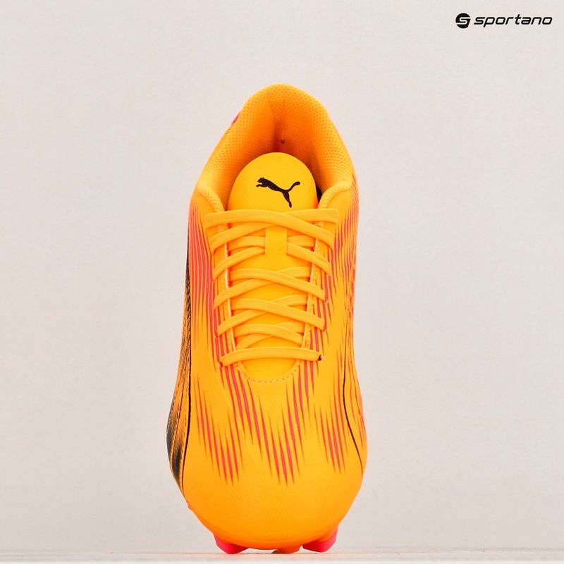 Încălțăminte de fotbal PUMA Ultra Play FG/AG sunset glow/puma black/sun stream 9