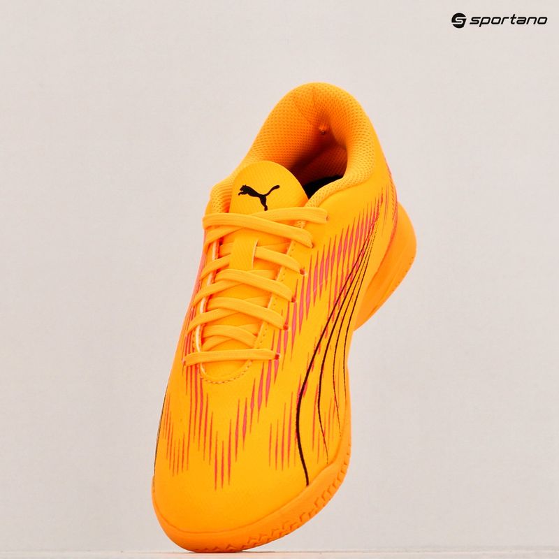 Încălțăminte de fotbal pentru copii PUMA Ultra Play TT Jr sunset glow/puma black/sun stream 9