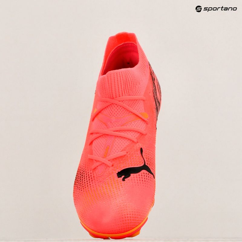 Încălțăminte de fotbal pentru copii PUMA Future 7 Match FG/AG Jr  sunset glow/puma black/sun stream 9