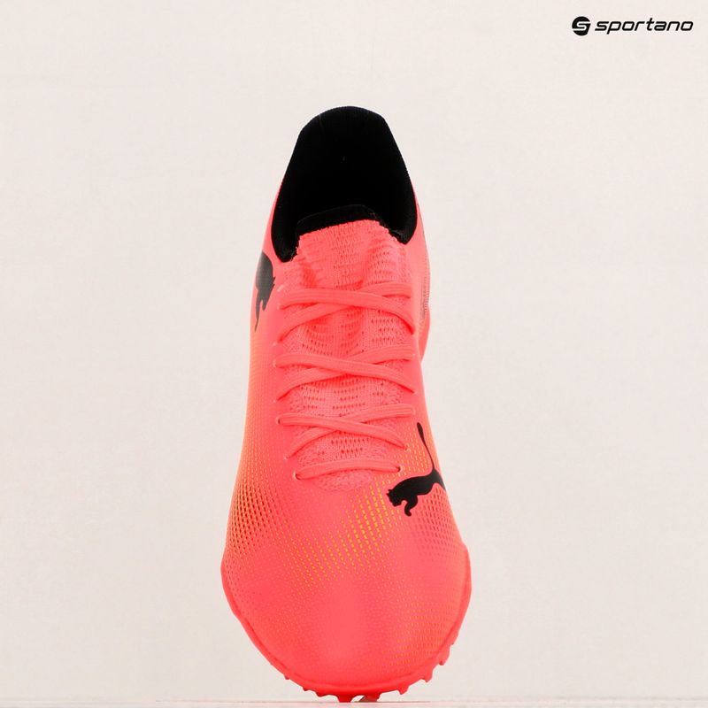 Încălțăminte de fotbal PUMA Future 7 Play TT sunset glow/puma black/sun stream 9