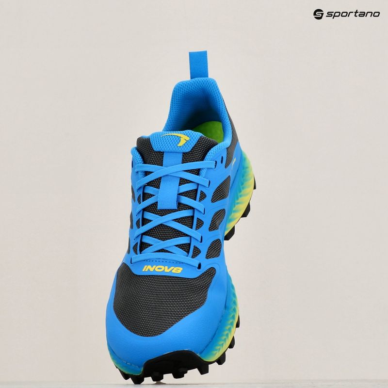 Încălțăminte de alergat pentru bărbați Inov-8 Mudtalon dark grey/blue/yellow 10