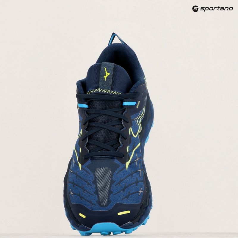 Încălțăminte de alergat pentru bărbați Mizuno Wave Mujin 10 dress blues/sharp green/swim cap 14