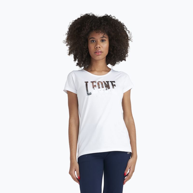 Tricou petru femei LEONE 1947 Big Logo Basic whisper white