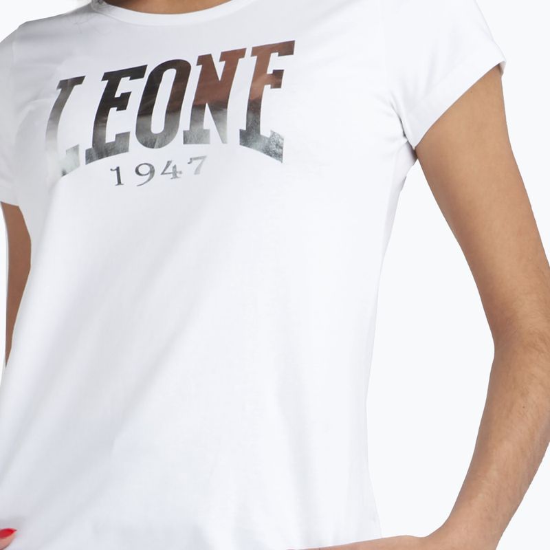 Tricou petru femei LEONE 1947 Big Logo Basic whisper white 5