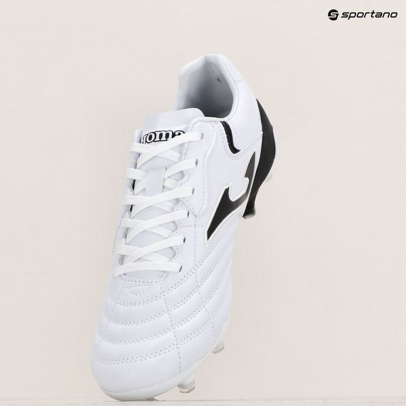 Încălțăminte de fotbal pentru bărbați Joma Aguila Cup FG white/black 11