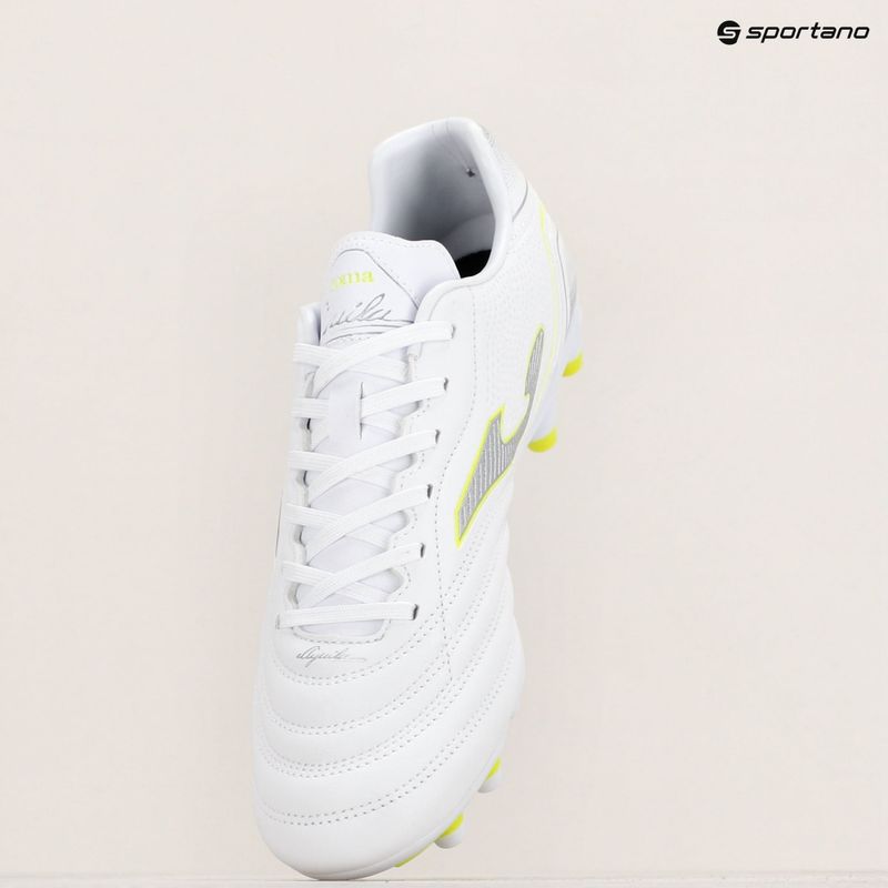 Încălțăminte de fotbal pentru bărbați Joma Aguila FG white