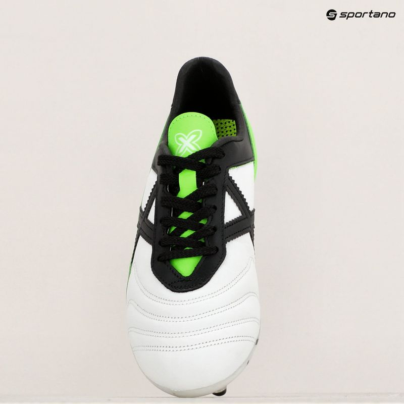 MUNICH Mundial 2.0 FG blanco/verde ghete de fotbal 15