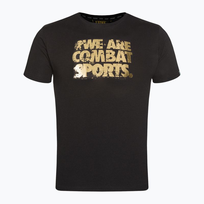 Tricou petru bărbați LEONE 1947 Gold black