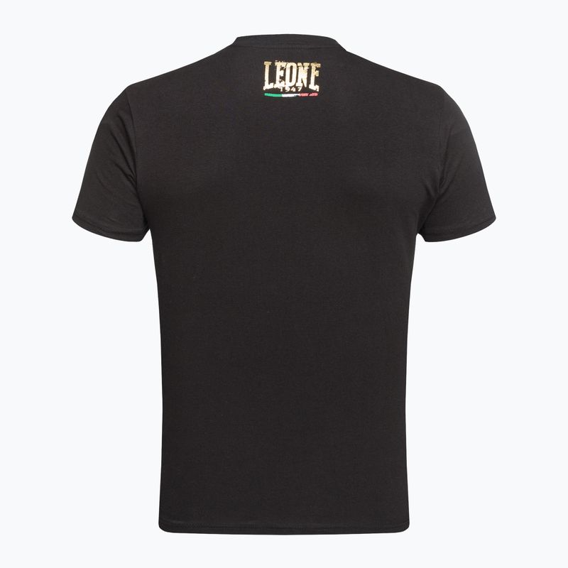 Tricou petru bărbați LEONE 1947 Gold black 2