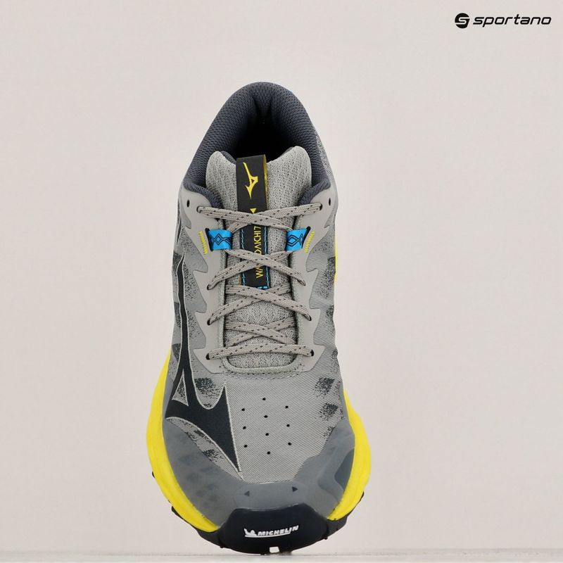 Încălțăminte de alergat pentru bărbați Mizuno Wave Daichi 7 cgray/oblue/bol2(neon) 9