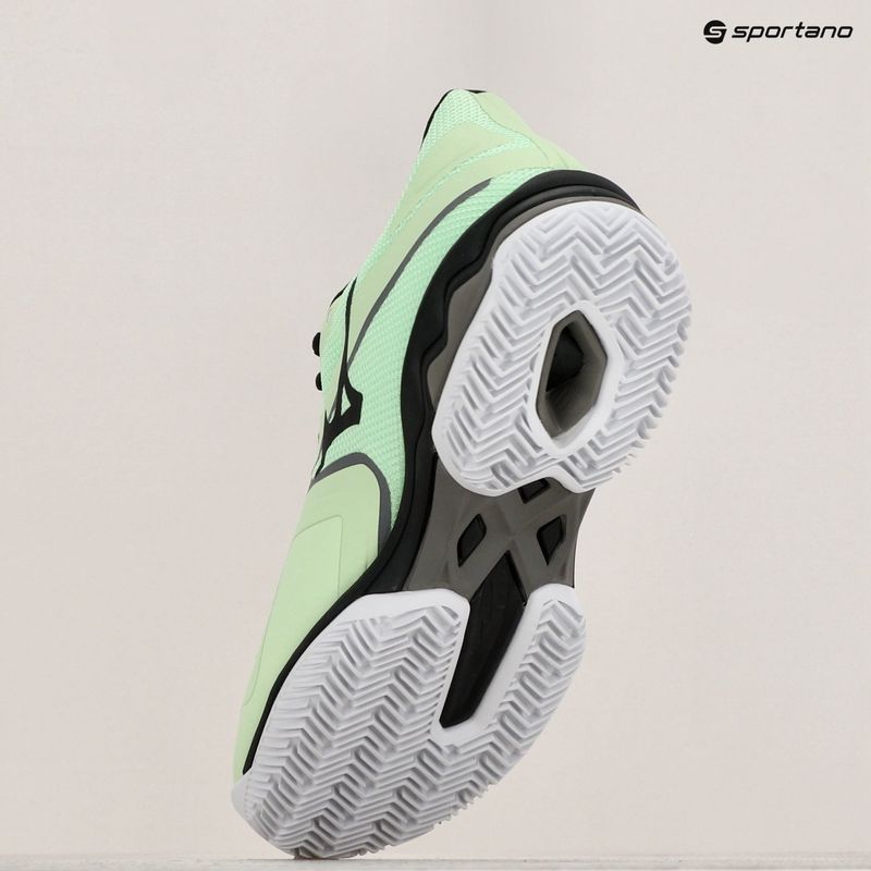 Încălțăminte de tenis pentru bărbați Mizuno Wave Exceed Light 2 CC patina green/black/white 9