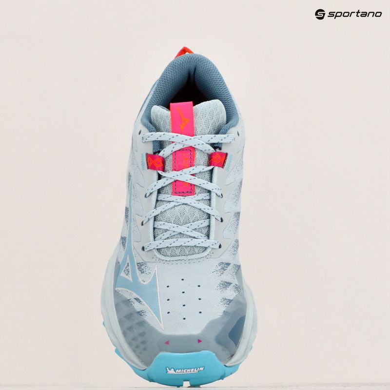 Încălțăminte de alergat pentru femei Mizuno Wave Daichi 7 baby blue/fotgot me not/807c 9