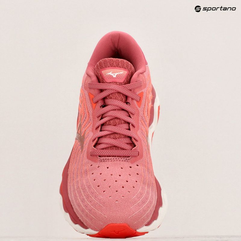 Încălțăminte de alergat pentru femei Mizuno Wave Horizon 6 garnet rose/rose copper/persimmon 10