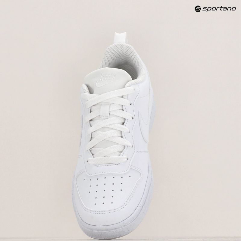 Adidași Nike Court Borough Low Recraft white/white/white 9