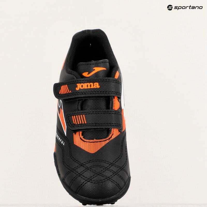 Încălțăminte de fotbal pentru copii Joma Powerfull Jr TF black 11