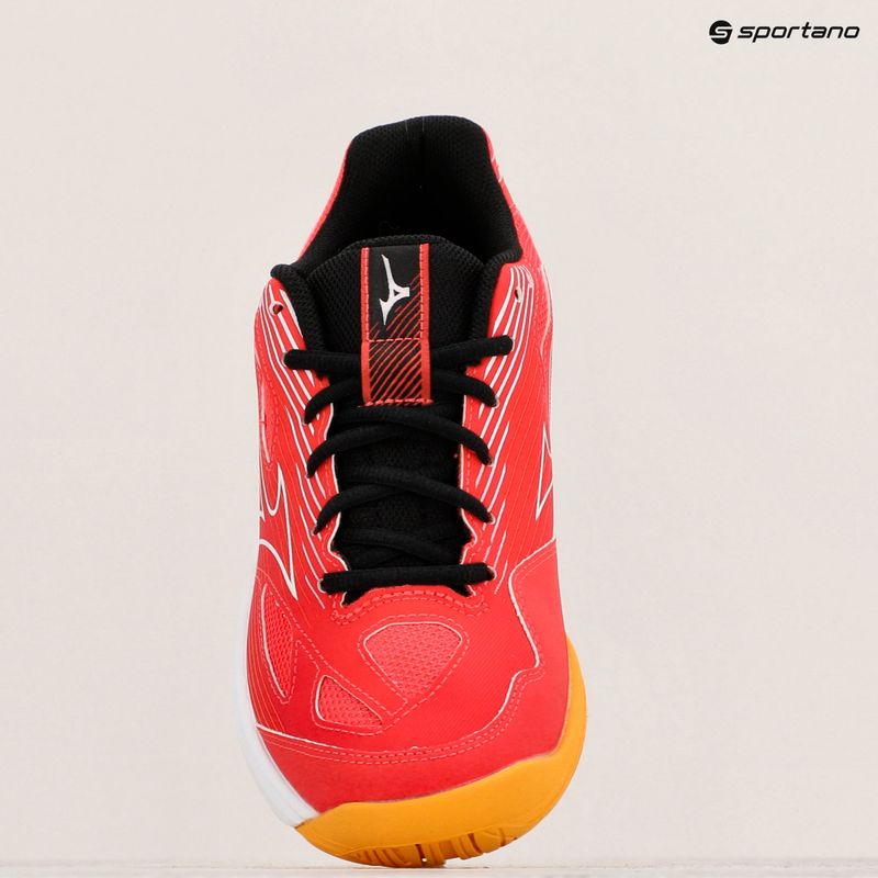 Încălțăminte de volei pentru bărbați Mizuno Cyclone Speed 4 radiant red/white/carrot curl 15