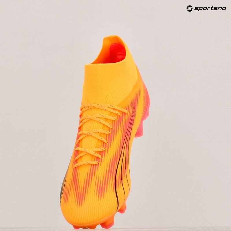 Încălțăminte de fotbal PUMA Ultra Pro FG/AG sunset glow/puma black/sun stream 16