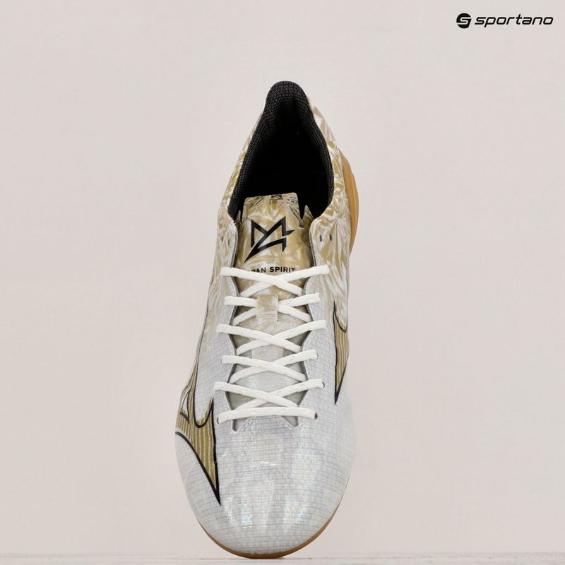 Încălțăminte de fotbal pentru bărbați Mizuno Αlpha Japan Md white/ge gold/black 14