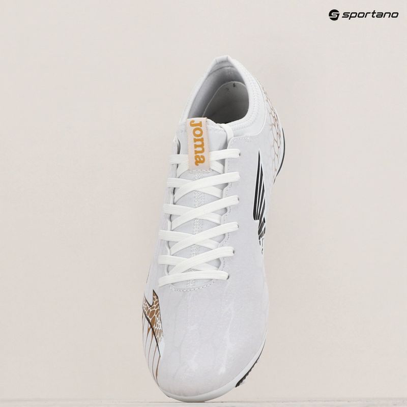 Încălțăminte de fotbal pentru bărbați Joma Gol FG white/gold 11