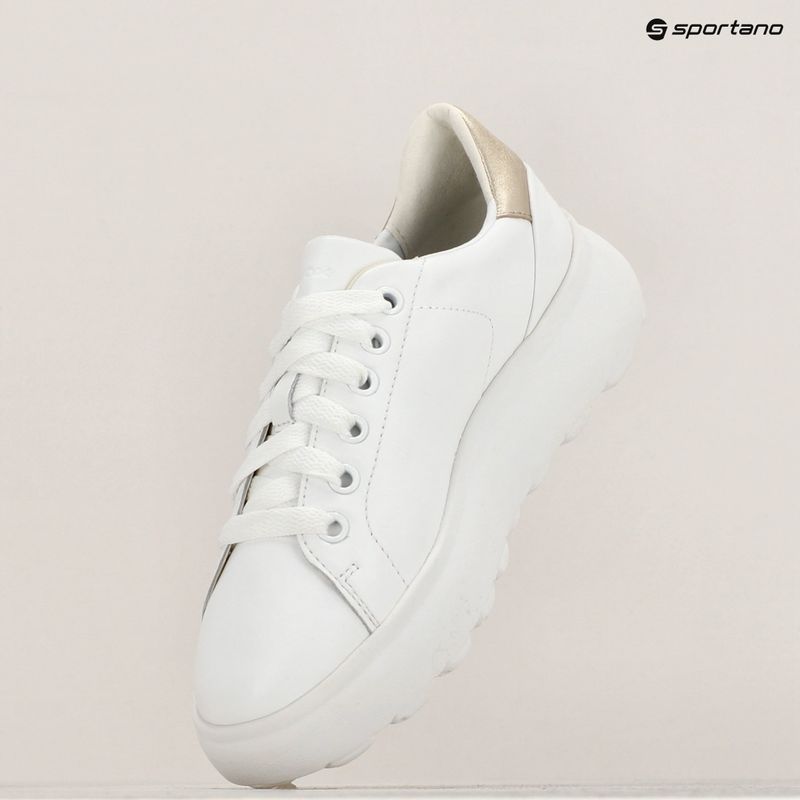 Încălțăminte pentru femei Geox Spherica EC4.1 white/gold 10