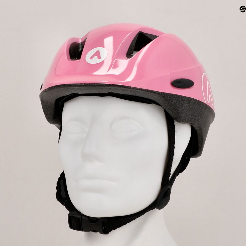 Cască de bicicletă pentru copii ATTABO Hinge roz 13