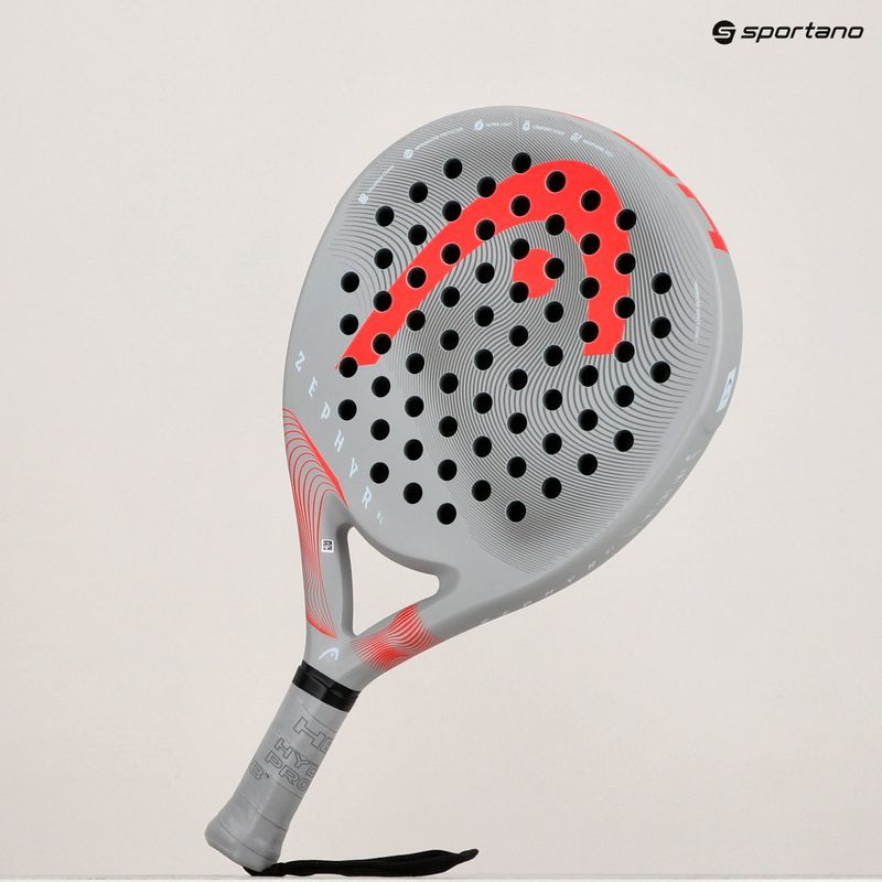 Rachetă de padel HEAD Zephyr UL 2023 grey/red 8