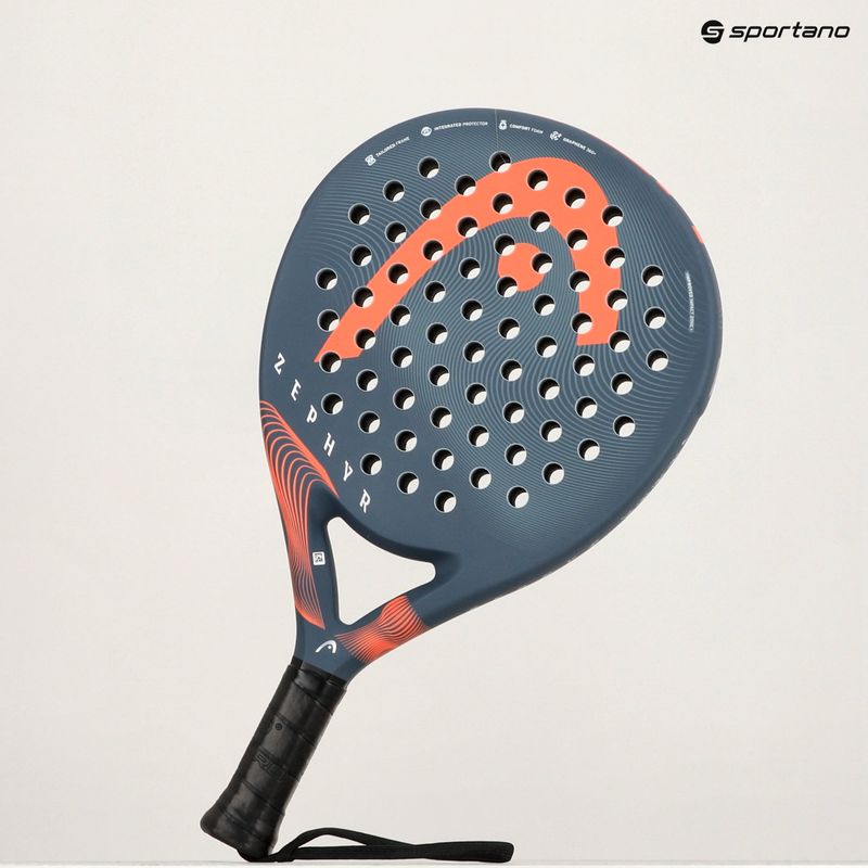 Rachetă de padel HEAD Zephyr 2023 petrol/orange 7