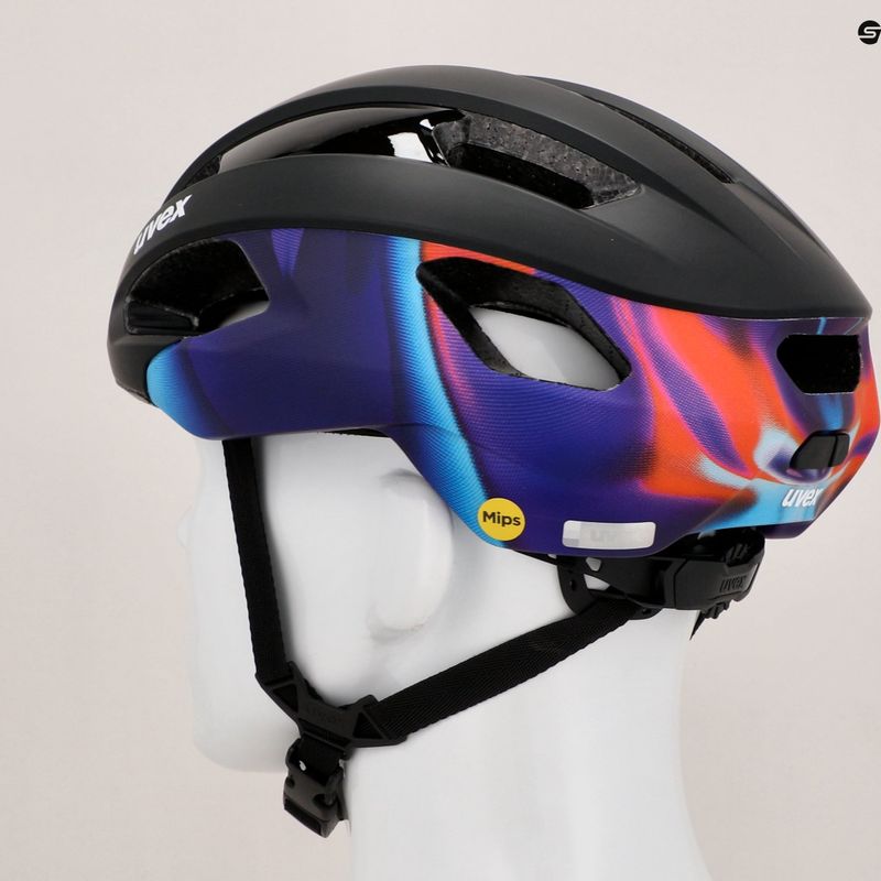 Cască de bicicletă UVEX Rise Pro MIPS black/galaxy matt 12