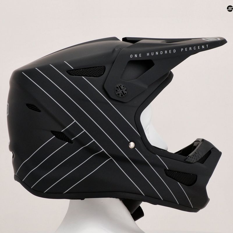 Cască de bicicletă pentru copii 100% Status Youth black 9