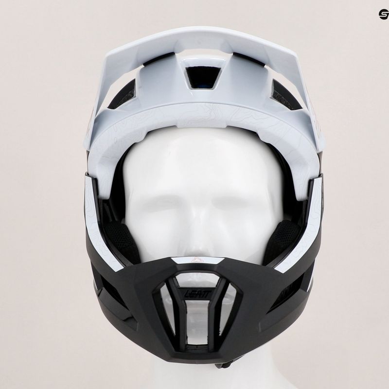 Cască de bicicletă Leatt MTB Enduro 3.0 V23 negru și alb 1023014751 10