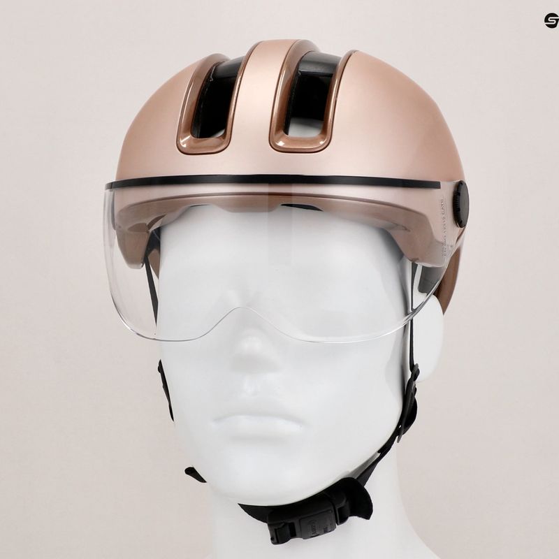 Cască de bicicletă ABUS Hud-y Ace champagne gold 9