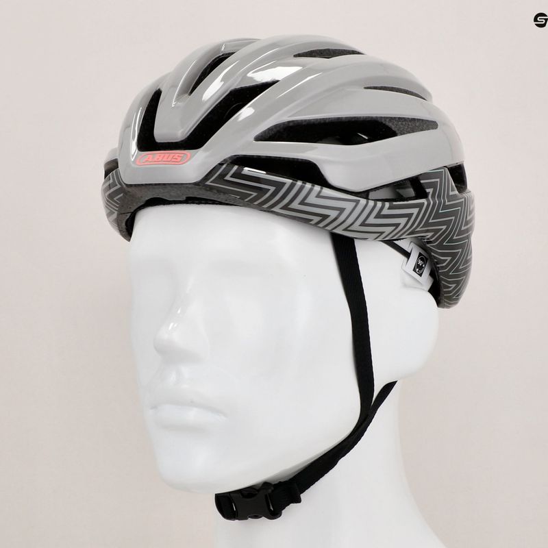 Cască de bicicletă  ABUS StormChaser zigzag grey 8