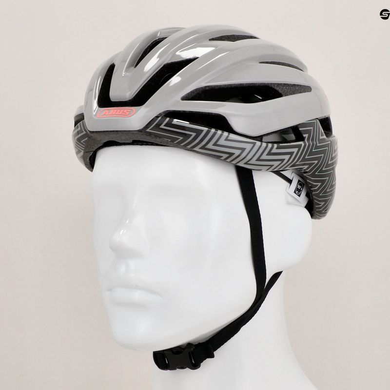 Cască de bicicletă ABUS StormChaser zigzag grey 8