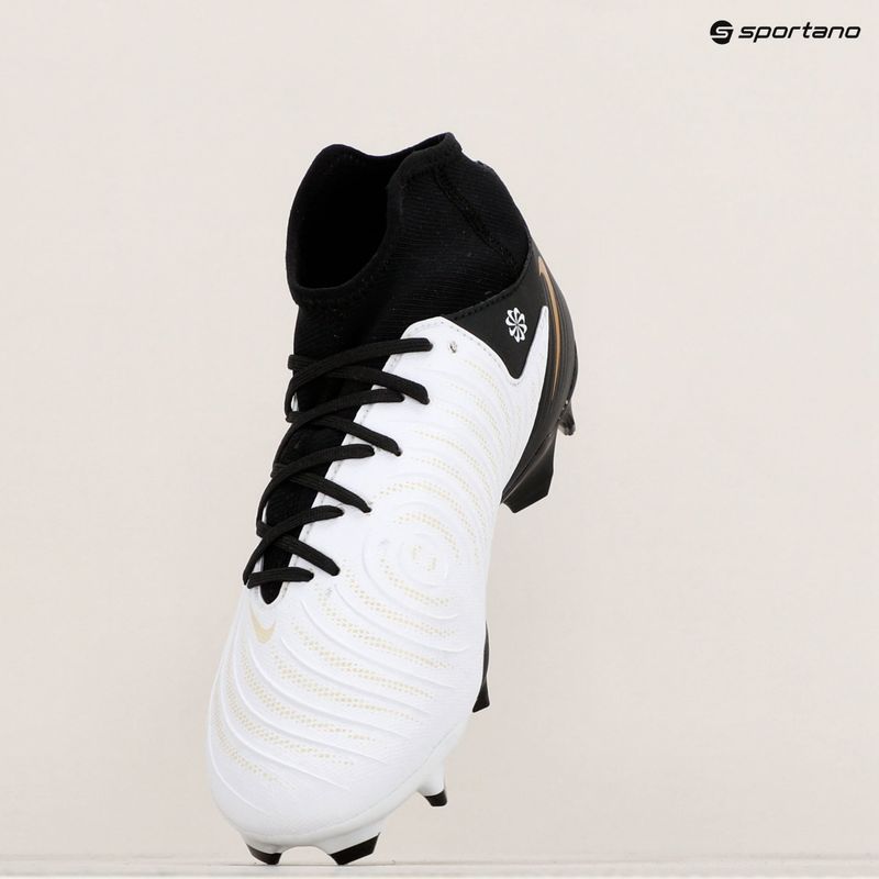 Încălțăminte de fotbal  Nike Phantom Luna II Academy FG/MG white / metallic gold coin / black 9