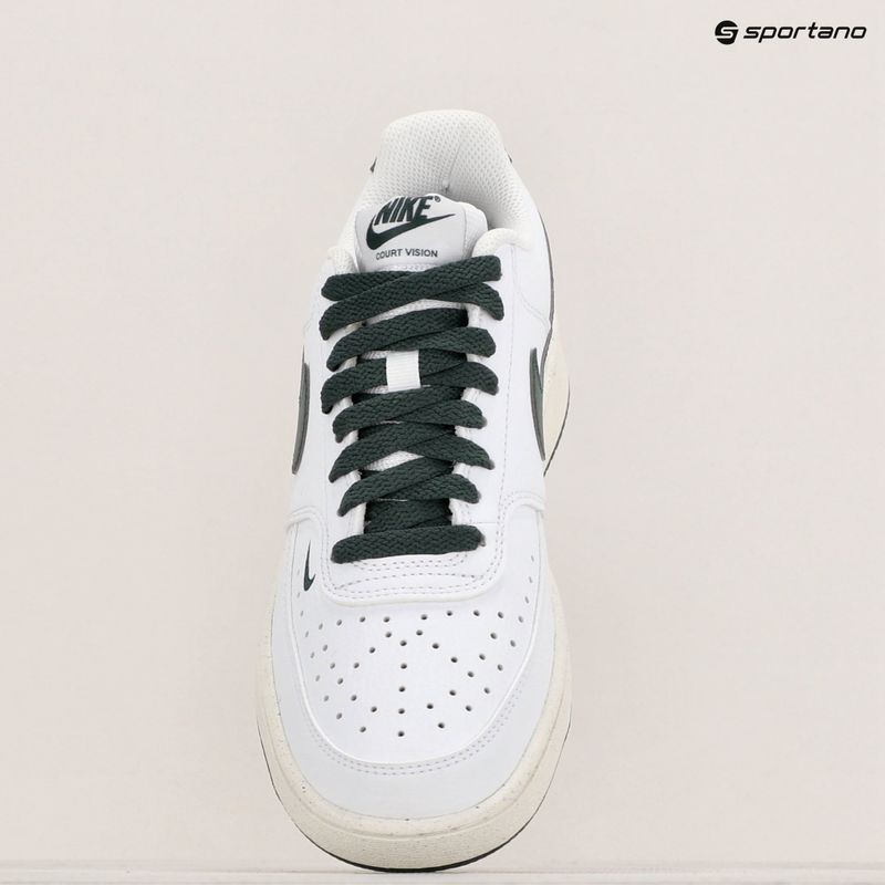 Încălțăminte pentru femei Nike Court Vision Low Next Nature white / stadium green / sail / vintage green 10